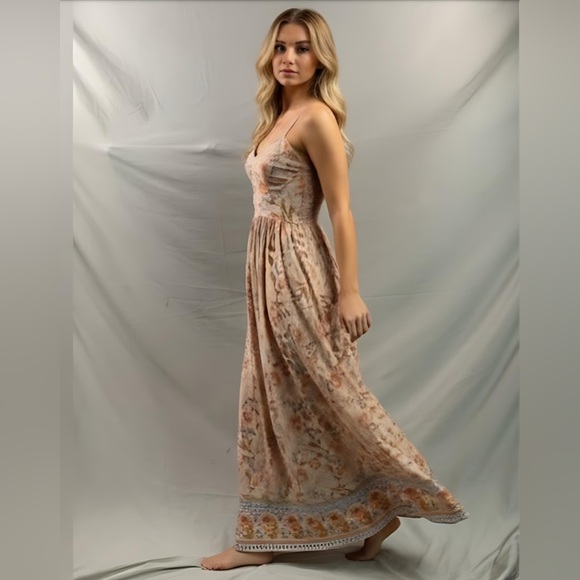 Bohemian Floral Print Cami Dress - Picture 6 of 11